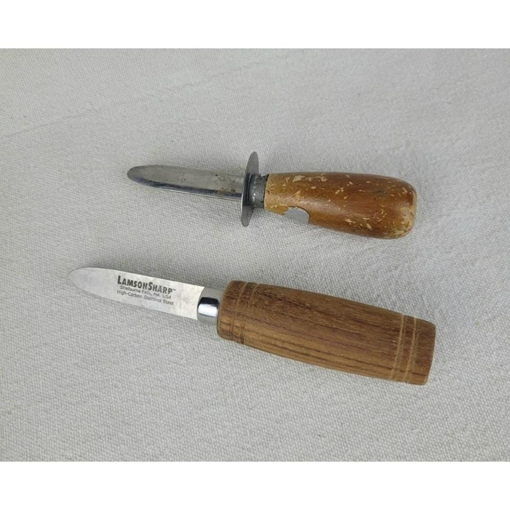 Vintage Lot Of 2 Lansom Oyster‎ Clam opener shuckers
